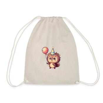 Hérisson Anniversaire Bande Dessinée - Sac de sport léger - nature - Devant