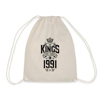 kings are born 1991 - Drawstring Bag - nature - Front