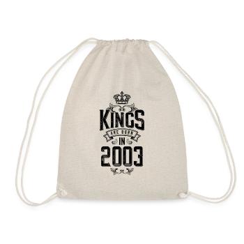 kings are born 2003 - Drawstring Bag - nature - Front