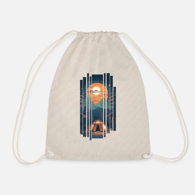 Camping Nature Hiking - Drawstring Bag - nature