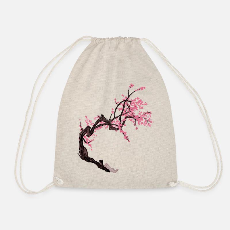 Sakura tree - Drawstring Bag - nature