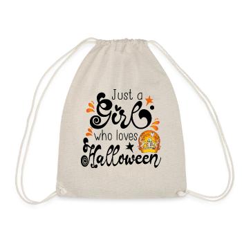 Halloween Girl November Gift Cadeau - Sac de sport léger - nature - Devant