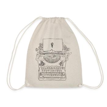 Typewriter Love - Turnbeutel - Natur - Vorne