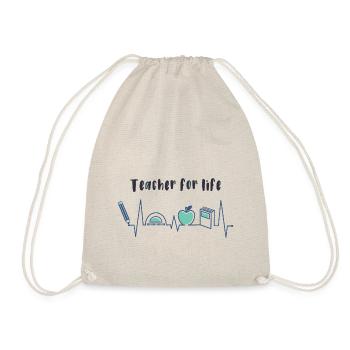 Teacher for life - Drawstring Bag - nature - Front