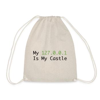 My 127.0.0.0.1 Is My Castle - Sac de sport léger - nature - Devant