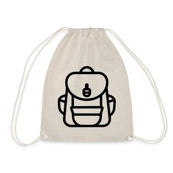 Backpack - Drawstring Bag - nature - Front