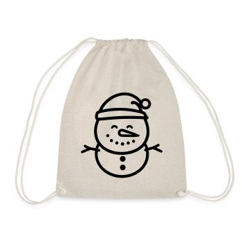 Bonhomme de neige - Sac de sport léger - nature - Devant