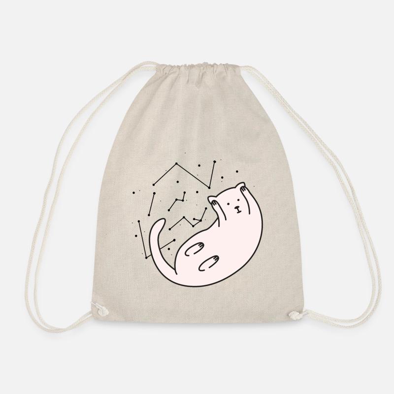 Space Cat Version 2 - Turnbeutel - Natur