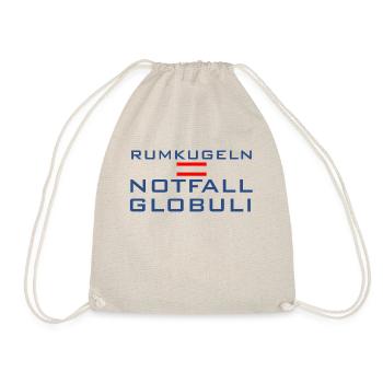 notfallglobuli dunkel - Turnbeutel - Natur - Vorne