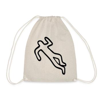 outline dark - Drawstring Bag - nature - Front