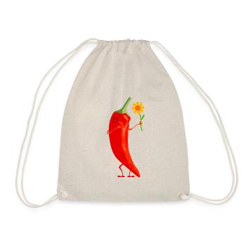 Mme Chili - Sac de sport léger - nature - Devant