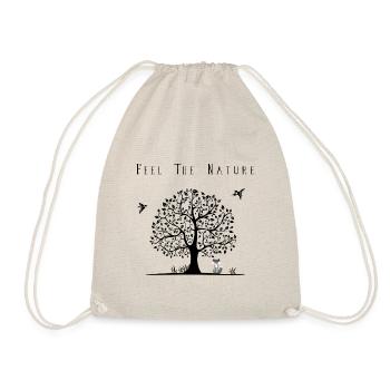 Meditation - Nature - Vegan - Fox - Forest - Yoga - Drawstring Bag - nature - Front