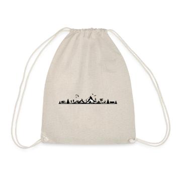 SPORT HOLIDAY NATURE Mountains Landscape - Drawstring Bag - nature - Front