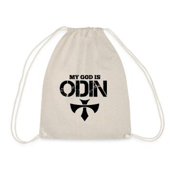 Mon dieu est Odin mon dieu est Odin Viking design - Sac de sport léger - nature - Devant