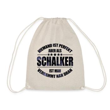 Schalker Fan Design Geschenkidee - Turnbeutel - Natur - Vorne