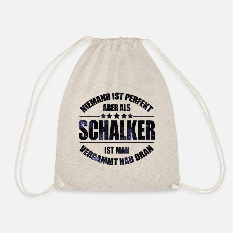 Schalker Fan Design Geschenkidee - Turnbeutel - Natur