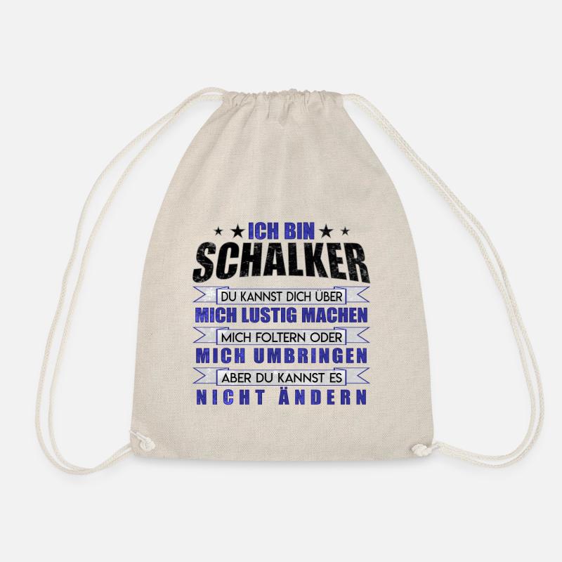 Ich bin Schalker | Fan Design Geschenkidee - Turnbeutel - Natur
