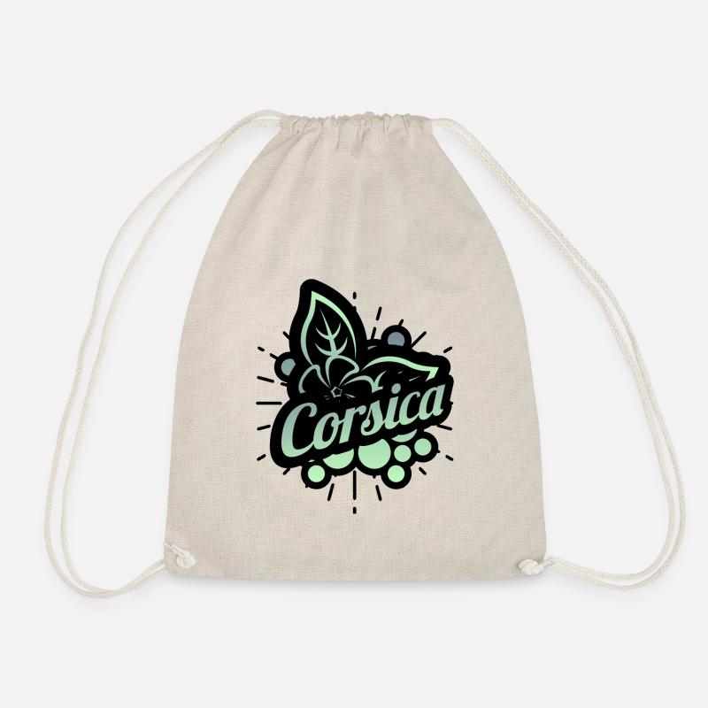 Corsica - Drawstring Bag - nature
