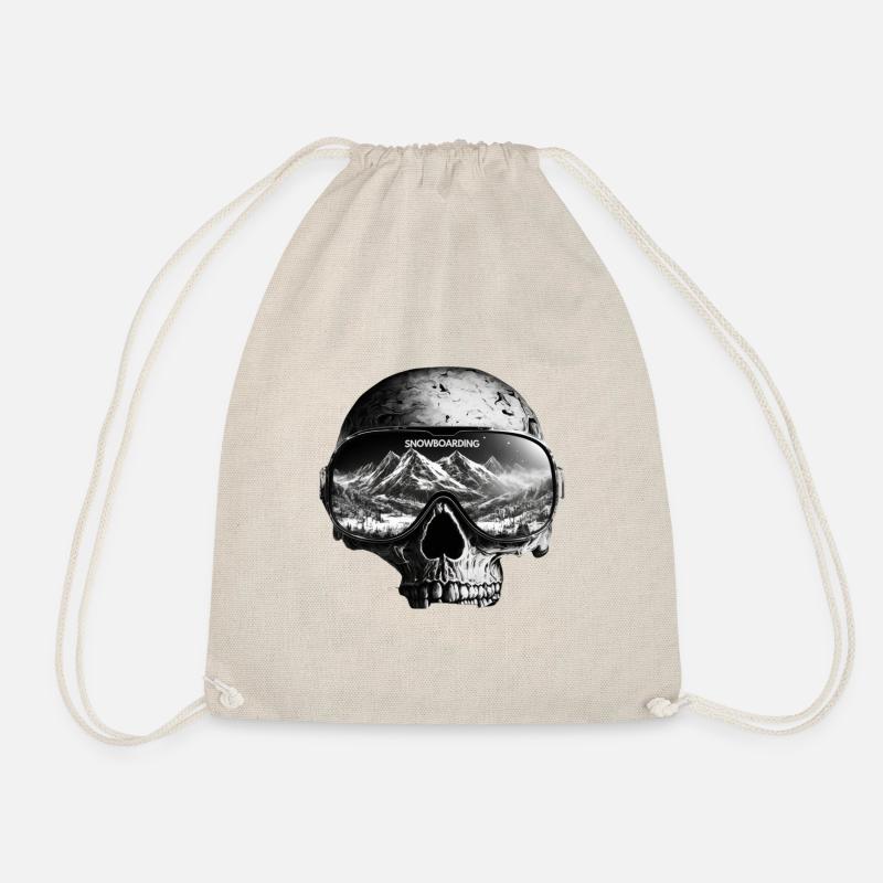 Eat Sleep Snowboard Repeat - Turnbeutel - Natur