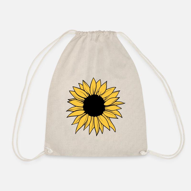 Sonnenblume - Turnbeutel - Natur