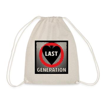 Last Generation - Pride in Climate Protection - Drawstring Bag - nature - Front
