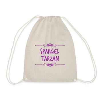 ein Spargeltarzan - Turnbeutel - Natur - Vorne