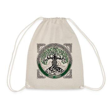 Enchanted Celtic Forest - Drawstring Bag - nature - Front