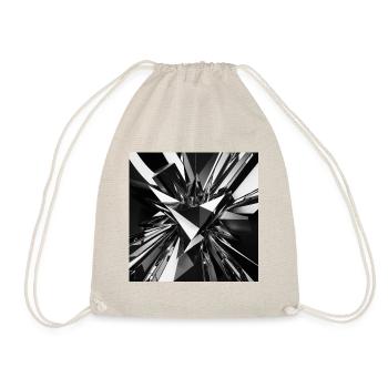 Geometric Nexus - Drawstring Bag - nature - Front
