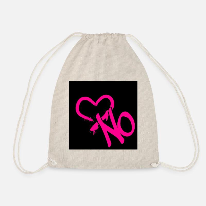 No Love... - Drawstring Bag - nature