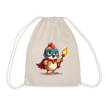 Flying Hero: Sparrow Savior - Turnbeutel - Natur - Vorne