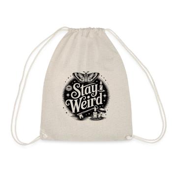Stay Weird: Mystische Motte & Magie - Turnbeutel - Natur - Vorne