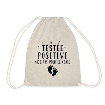 Testée positive mais pas pour le covid - Sac de sport léger - nature - Devant