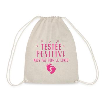 Testée positive mais pas pour le covid - Sac de sport léger - nature - Devant
