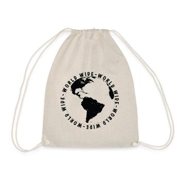 WORLD WIDE - Turnbeutel - Natur - Vorne