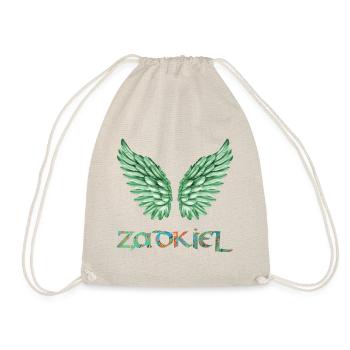 angel zadkiel e 4 - Drawstring Bag - nature - Front