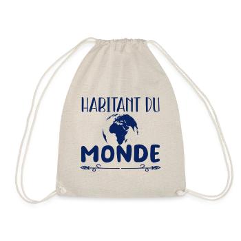 Habitant du monde - voyage - roadtrip - Sac de sport léger - nature - Devant