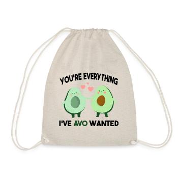 You're Everything I've AVO Wanted - Drawstring Bag - nature - Front