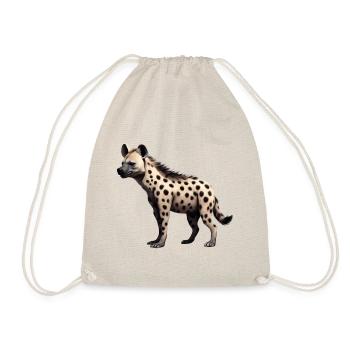 Hyena sideways - Drawstring Bag - nature - Front