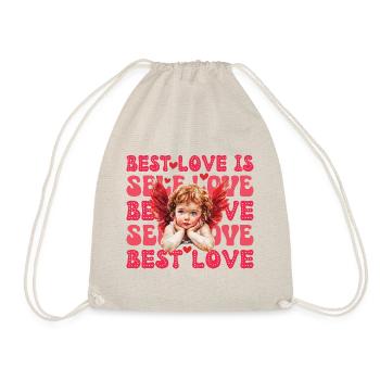 Valentines Day Cupid Self Love - Drawstring Bag - nature - Front