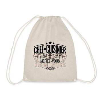 Cuisinier cadeau Cuisinier le vrai Cuisinier - Sac de sport léger - nature - Devant