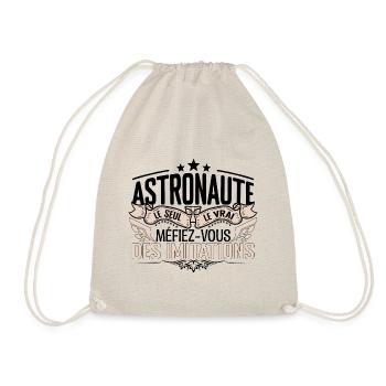 Astronaute cadeau Astronaute le vrai Astronaute - Sac de sport léger - nature - Devant