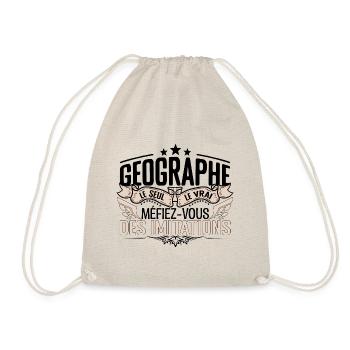 Géographe cadeau Géographe le vrai Géographe - Sac de sport léger - nature - Devant