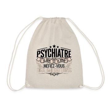 Psychiatre cadeau Psychiatre le vrai Psychiatre - Sac de sport léger - nature - Devant