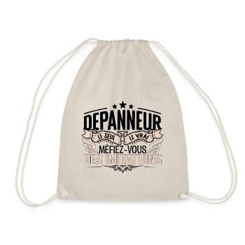 Dépanneur cadeau Dépanneur le vrai Dépanneur - Sac de sport léger - nature - Devant