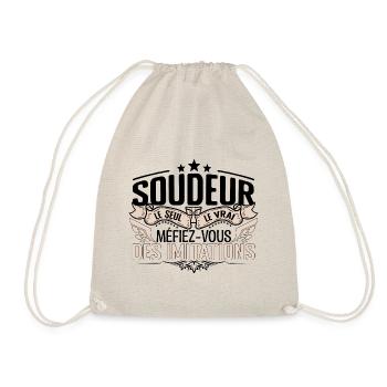 Soudeur cadeau Soudeur le vrai Soudeur - Sac de sport léger - nature - Devant