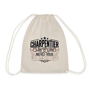 Charpentier cadeau Charpentier le vrai Charpentier - Sac de sport léger - nature - Devant