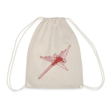 Nazca Lines Hummingbird - Drawstring Bag - nature - Front