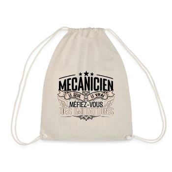 Mécanicien cadeau Mécanicien le vrai Mécanicien - Sac de sport léger - nature - Devant