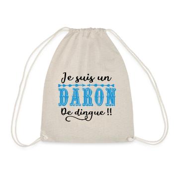 Je suis un daron de dingue !! - Sac de sport léger - nature - Devant