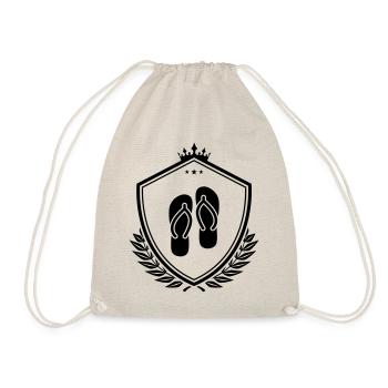 Flip-flops icon - Drawstring Bag - nature - Front